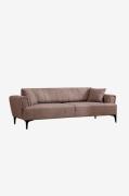 Hanah Home - 3-sæders sovesofa Hamlet - Brun - Sovesofaer - - Homeroom