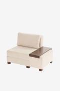 Hanah Home - 1-sædet sovesofa Perenna Right - Hvid - Sovesofaer - - Ho...