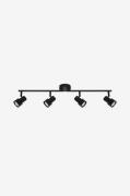 Nordlux - Loftslampe Boston 4-skinne - Sort - Spotlights - - Homeroom