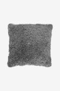 Skinnwille - Pudebetræk fåreskind Curly - Grå - Pyntepuder & pudebetræ...