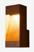 Konstsmide - Rho væg 10W LED - Brun - Facadebelysning - - Homeroom