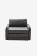Hanah Home - 1-sædet sovesofa Nest - Grå - Sovesofaer - - Homeroom