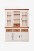 Loft24 - Buffet 3 døre 3 skuffer 2 glasdøre 1 skuffe Selma - Hvid - Sk...