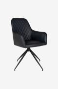 House Nordic - Spisebordsstol med drejefunktion Harbo - Sort - Stole m...