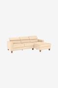 Loft24 - Hjørnesofa 3-pers. Luzern R - Hvid - Sofaer med chaiselong - ...
