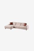Hanah Home - Hjørnesofa Nice Left - Beige - Sofaer - - Homeroom