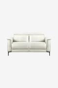 Loft24 - Sofa 2 Seater 1 Recliner Manual Lund - Hvid - 2-pers. sofaer ...