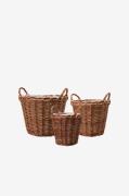 Wikholm Form - Kurv Beryl - Brun - Urtepotteskjulere & vaser - - Homer...