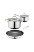 Dorre - Eminence Køkkensæt i rustfrit stål - 2 gryder i rustfrit stål ...