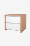 Tvilum - Natbord Next 2 skuffer - Brun - Sengeborde - - Homeroom