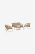 House Nordic - Havemøbelsæt Novelle - Beige - Loungemøbler - - Homeroo...