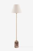 Globen Lighting - Gulvlampe Gino Beige travertin - Brun - Gulvlamper -...