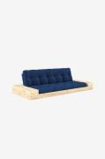 Karup - Base Sovesofa m. 2 sidebokse Tre-personers - Blå - Sovesofaer ...