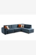 Hanah Home - Hjørnesofa S Loft Right - Blå - Sofaer med chaiselong - -...