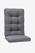 Hillerstorp - Sæde/rygpude Texas High - Grå - Hynder til positionsstol...