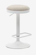 Kave Home - Barstol - zaib 2-pak - Hvid - Barstole & -taburetter - - H...