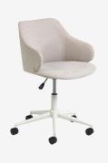 Kave Home - Kontorstol - einara - Beige - Skrivebordsstole - - Homeroo...