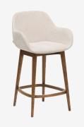 Kave Home - Barstol - konna 4-pak - Beige - Barstole & -taburetter - -...