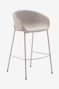 Kave Home - Barstol - zadine 2-pak - Beige - Barstole & -taburetter - ...