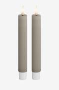 DeluxeHomeart - LED Keglelys 2,2x15 cm 2 stk. - Beige - Lys - - Homero...