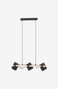 EGLO - Pendellampe Hornwood Black-Creme /Wood - Sort - Loftpendler - -...