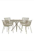 Venture Home - Sifnos-spisesæt - Beige - Spisegrupper - - Homeroom