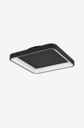 EGLO - Væg-/loftslampe Loretello Square 350X350 M - Sort - Loftlamper ...