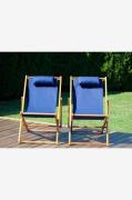 Hillerstorp - Liggestol Skara - Blå - Solstole & solsenge - - Homeroom