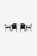 Venture Home - Mirko-spisebord med Nicke-stol - Sort - Spisegrupper - ...