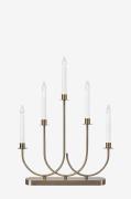 Markslöjd - Lysestage Soro 5L - Messing - Adventslysestager - - Homero...