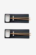 Zelected by Houze - 2-pak sushi-sæt Quan - Grå - Bestik - - Homeroom