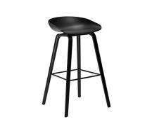 HAY About a Stool (AAS 32) Sort Eg - Sort - H:75cm