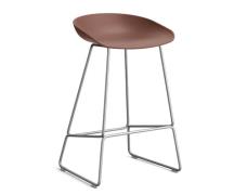 HAY About a Stool (AAS 38) - Soft Brick - Rustfri Stål - 75cm (BEMÆRK ...