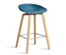 HAY About a Stool (AAS 32) Eg Matlak - Stål Hviler - H:65cm - Azure Bl...