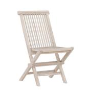 Venture Design Kenya stol - hvidvasket teak