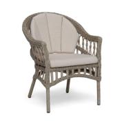 Hillerstorp Fjädero spisestol - polyrattan - inkl hynder