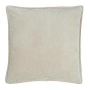 Ib Laursen Velour pude - fog - 50x50 - inkl fyld