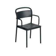 Muuto Linear Steel Armchair - Sort