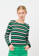 CRÉTON CRIndie Stripe merino bluse (SORT M)