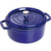 Staub Rund Gryde 24 cm 3,8 liter Blå