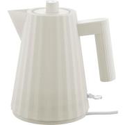 Alessi MDL06 Plissé elkedel 1 liter, hvid