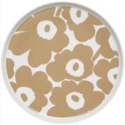 Marimekko Unikko tallerken, 25 cm., hvid