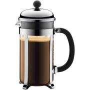 Bodum CHAMBORD Kaffebrygger, 8 kopper/1,0 l - Krom