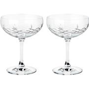 Frederik Bagger Crispy Gatsby champagneglas, 2 stk. klar