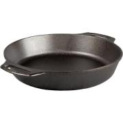 Lodge Bakeware Bageform med dobbelthåndtag, 26 cm, støbejern