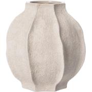 Ernst Vase stentøj 24 cm, naturhvidt