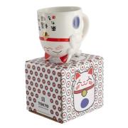 Tokyo Design Studio Kawaii Lucky Cat krus 35 cl, blå