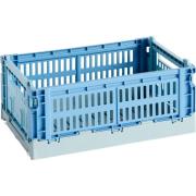 HAY Colour Crate Mix opbevaringskasse small, sky blue