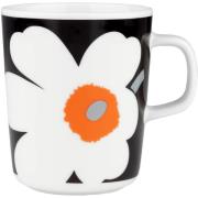 Marimekko Unikko krus 2,5 dl, sort/orange