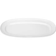 Georg Jensen Koppel ovalt serveringsfad 31 cm, hvid